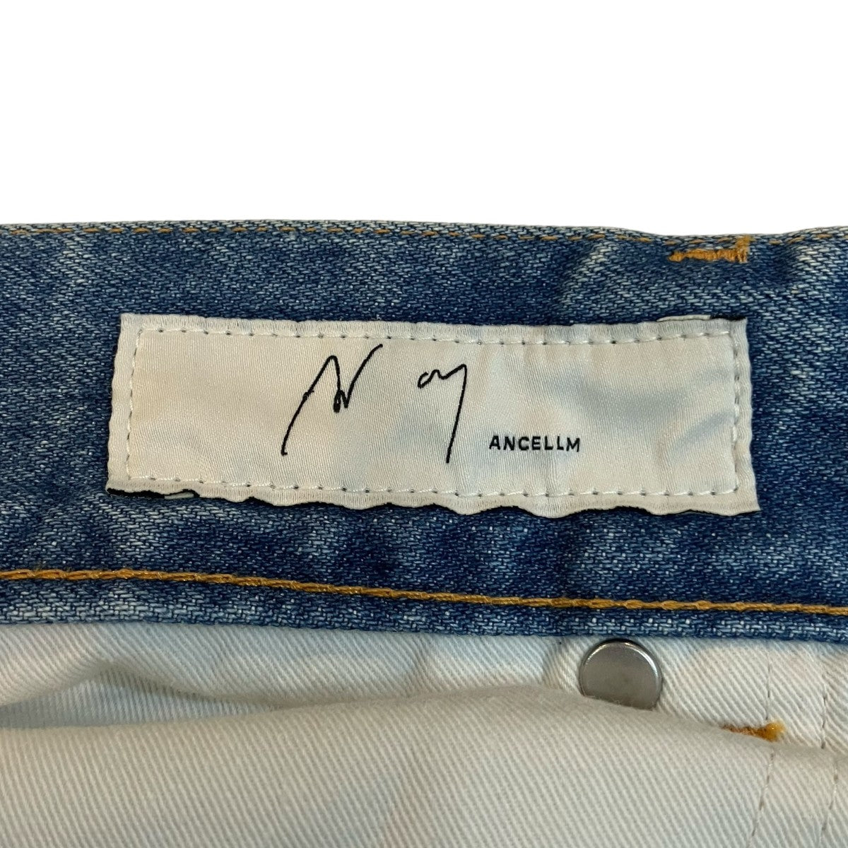 ANCELLM 汚れ加工5ポケットデニムパンツANC PT11 A 古着・中古-5枚目のアイテム画像