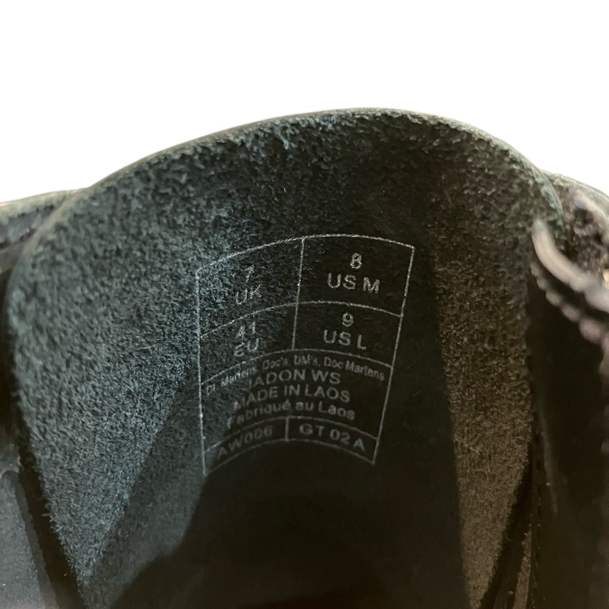 Dr．Martens 8ホールサイドゴアブーツAW006 GT02A 古着・中古-7枚目のアイテム画像