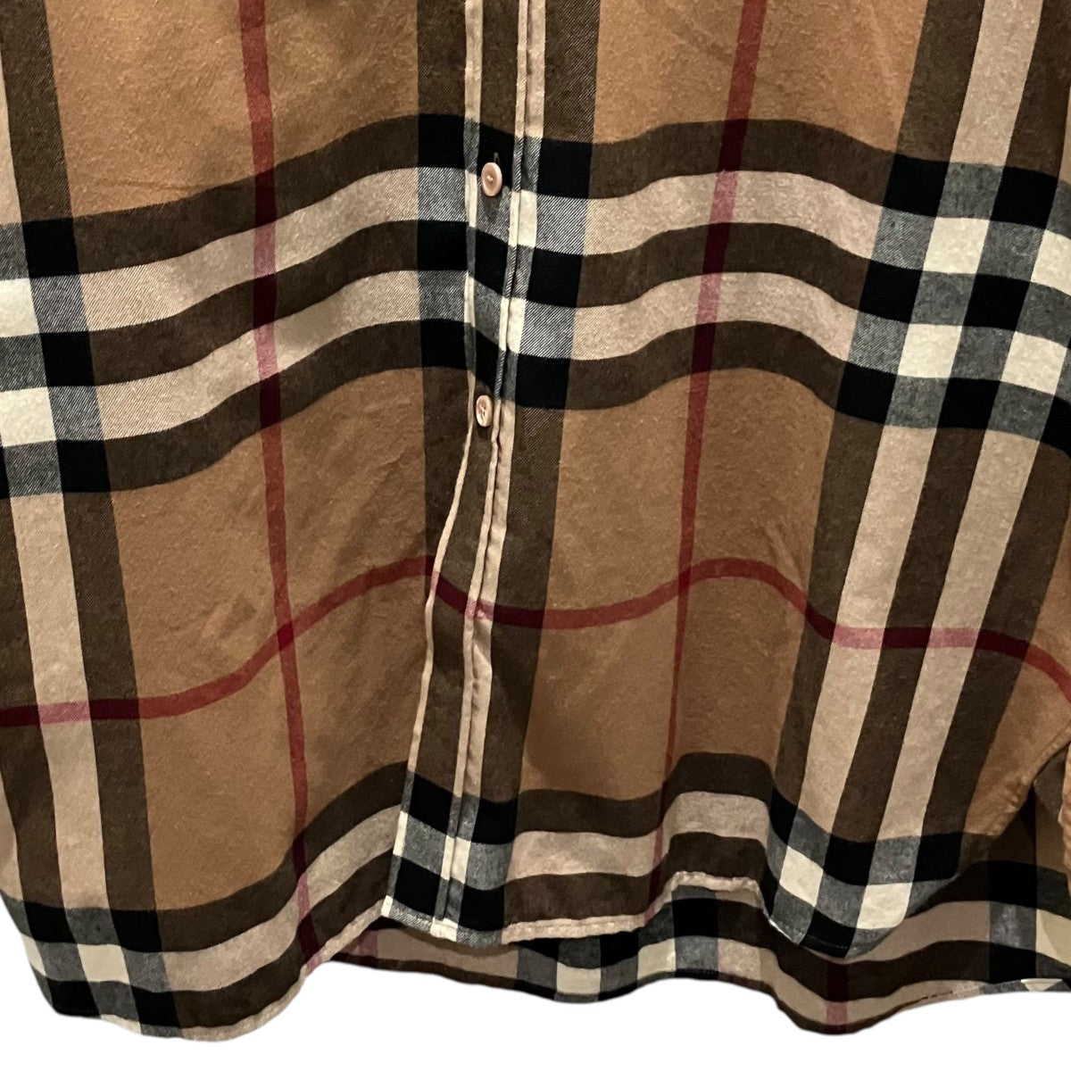 BURBERRY チェックシャツ 古着・中古-4枚目のアイテム画像