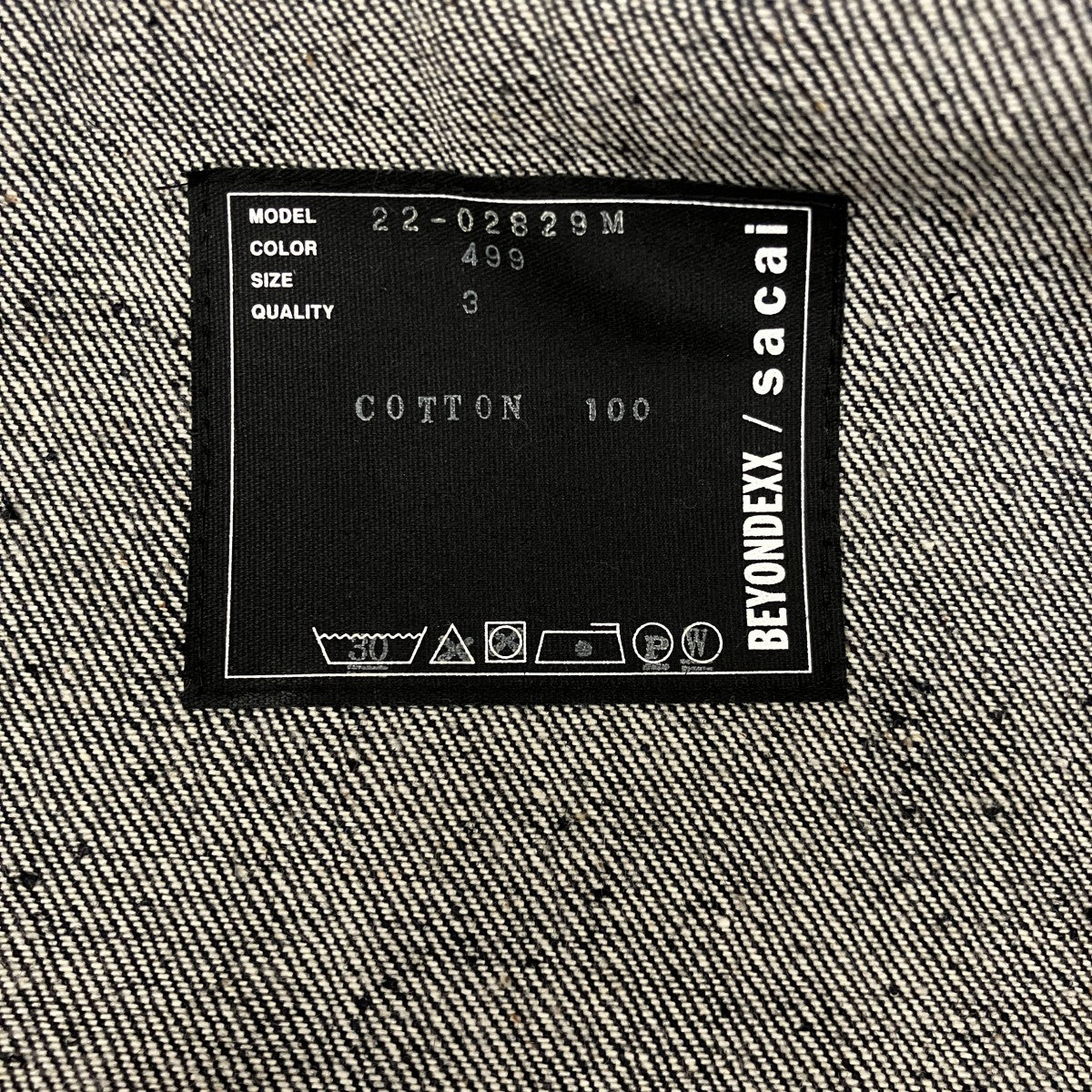 sacai×BEYONDEXX デニムコート22-02829M 古着・中古-7枚目のアイテム画像