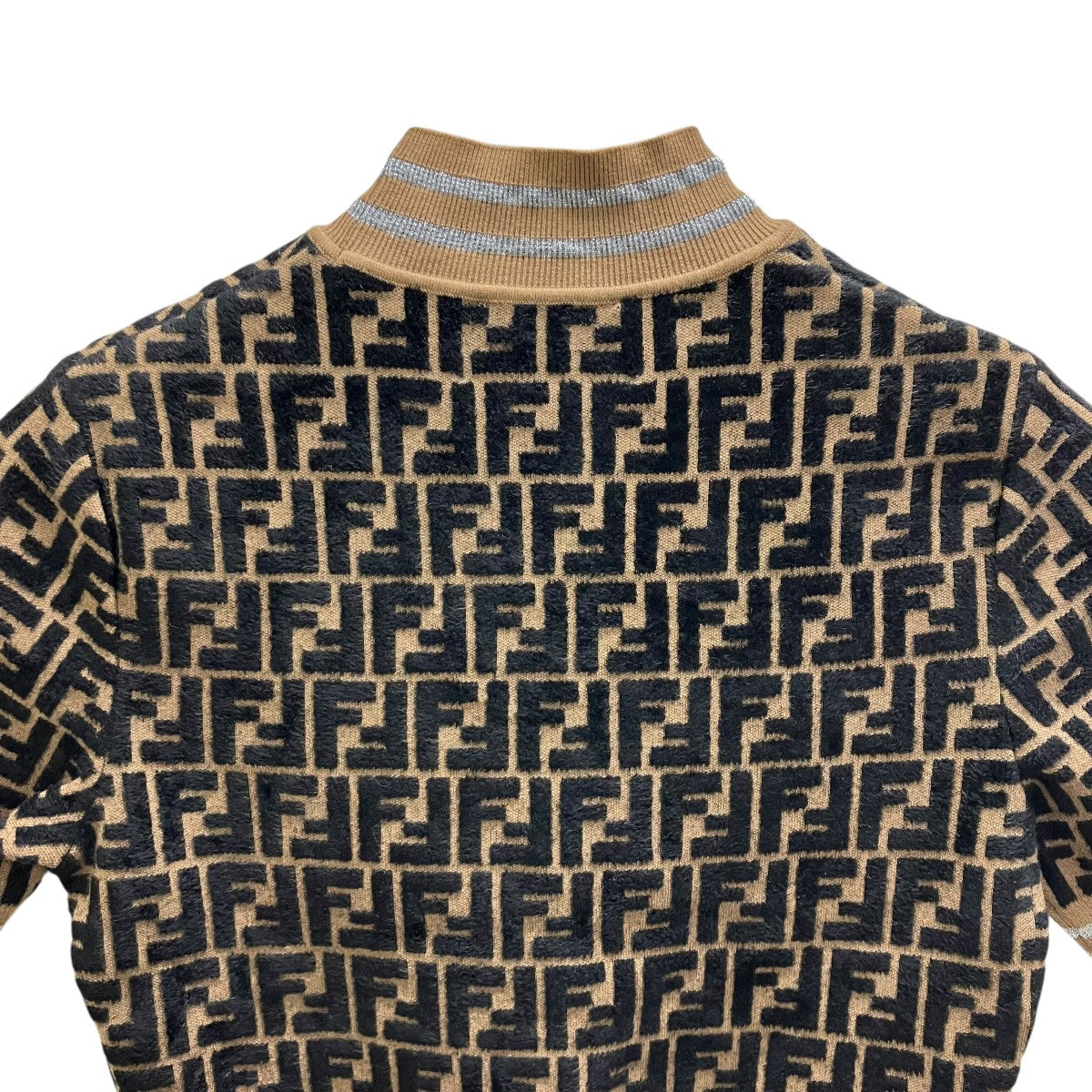 FENDI ズッカ柄半袖ニット 古着・中古-4枚目のアイテム画像