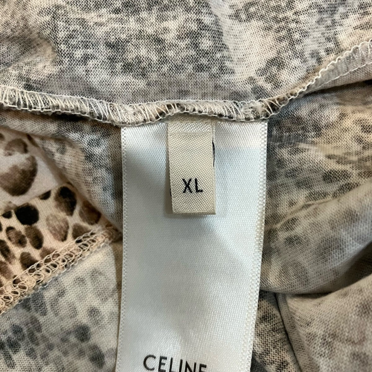 CELINE サーペントパイソンプリントTシャツ2X681307H 古着・中古-6枚目のアイテム画像
