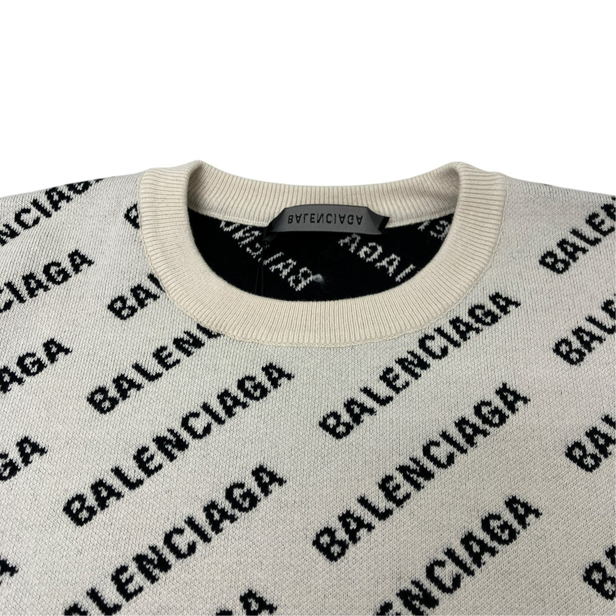 BALENCIAGA オールオーバーロゴニット 古着・中古-4枚目のアイテム画像