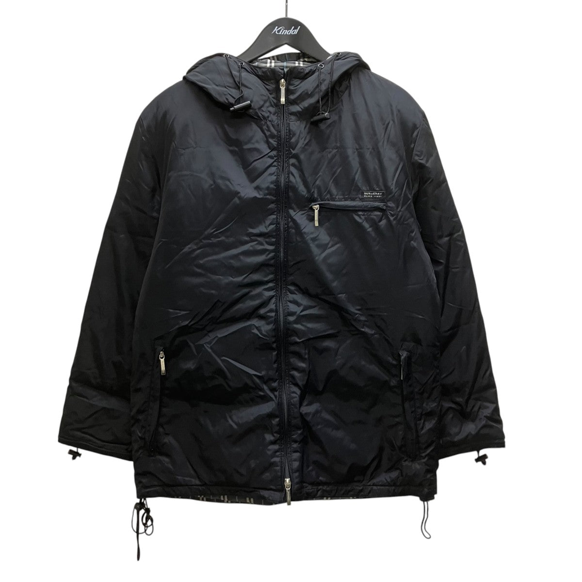 BURBERRY BLACK LABEL フーデッドダウンジャケット 古着・中古-1枚目のアイテム画像