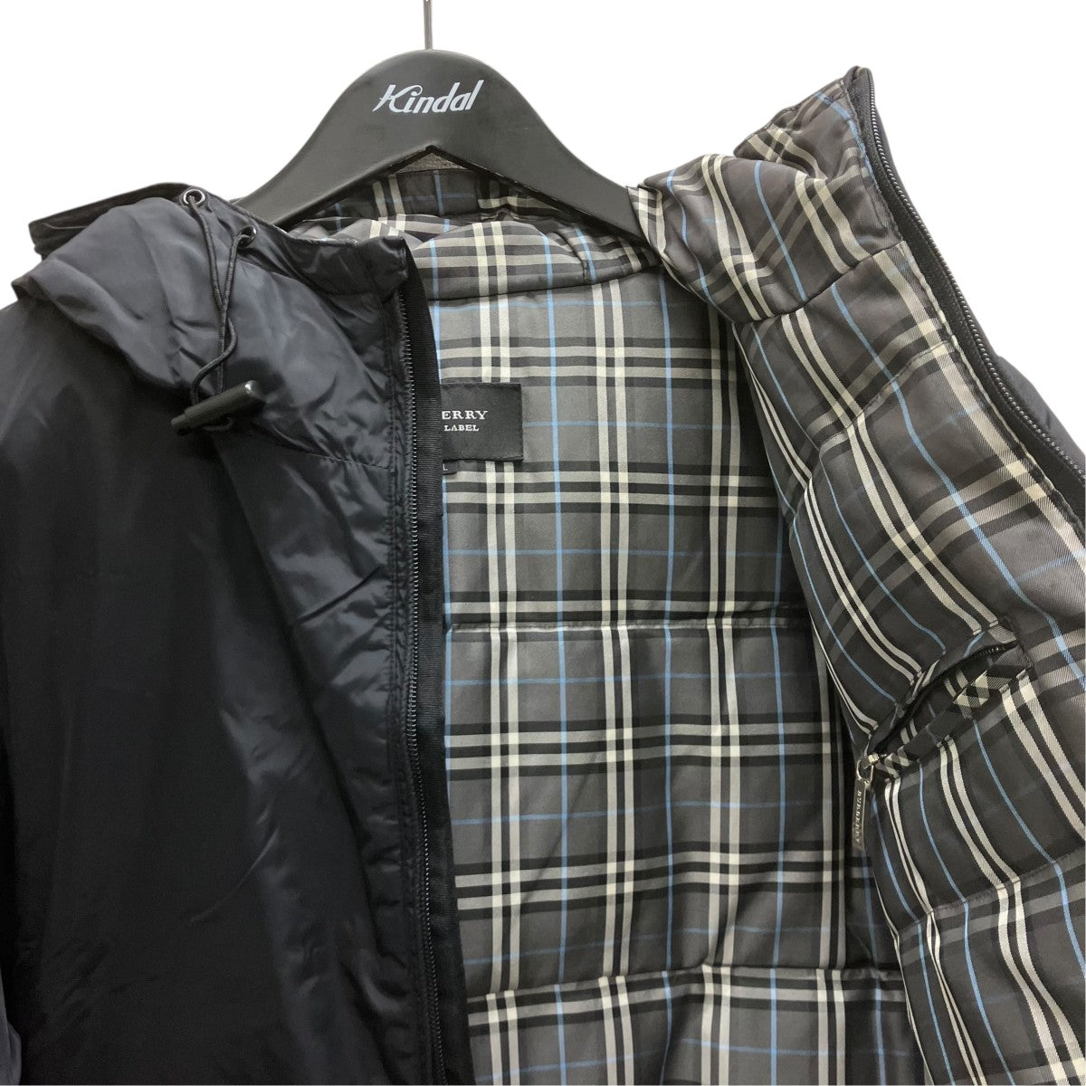 BURBERRY BLACK LABEL フーデッドダウンジャケット 古着・中古-5枚目のアイテム画像