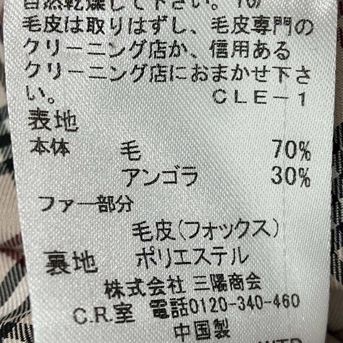 BURBERRY BLUE LABEL ウールコート 古着・中古-6枚目のアイテム画像