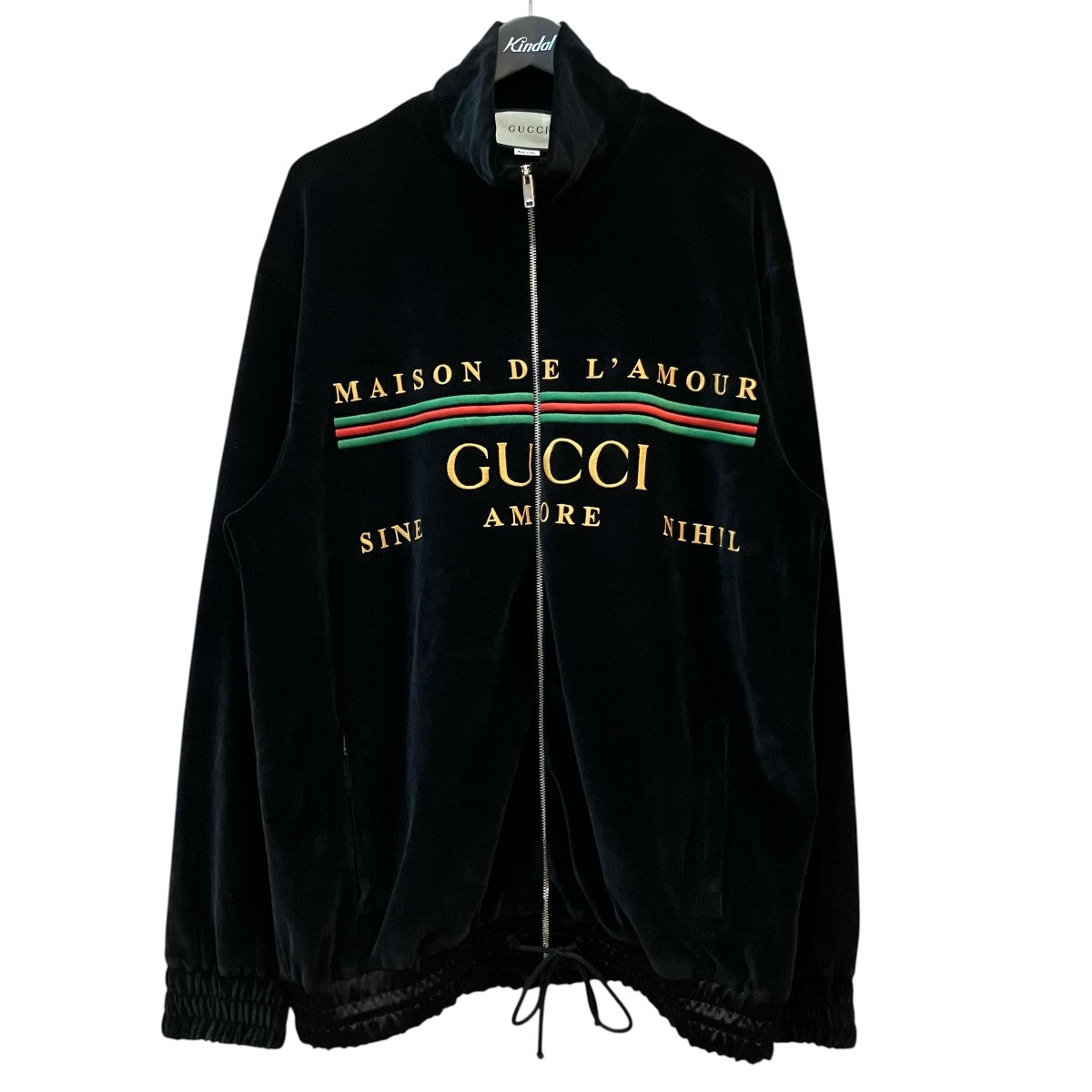 GUCCI ベロアジップジャケット595533 XJBTD 古着・中古-1枚目のアイテム画像