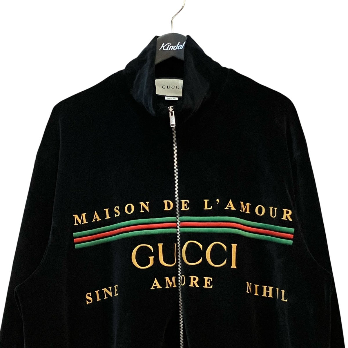 GUCCI ベロアジップジャケット595533 XJBTD 古着・中古-3枚目のアイテム画像