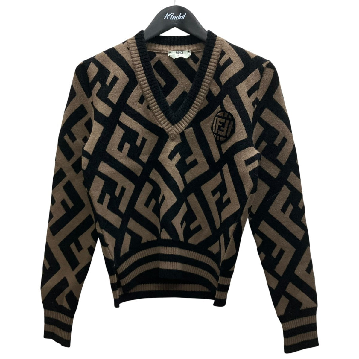 FENDI ズッカ柄ニット 古着・中古-1枚目のアイテム画像
