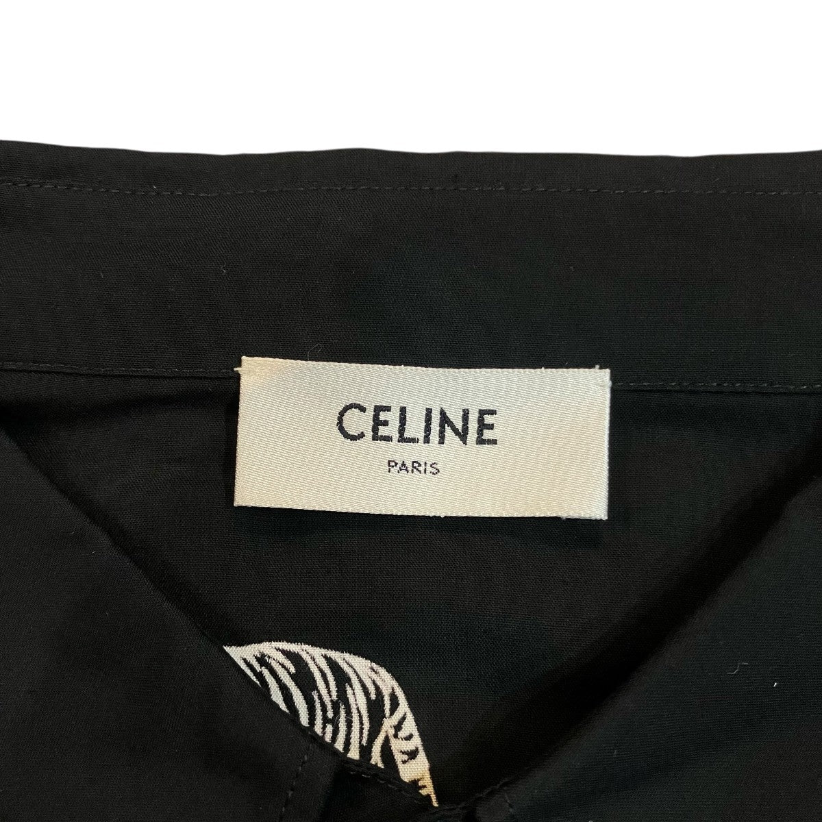 CELINE ヒョウ柄レーヨンシャツ2C718362Q 古着・中古-5枚目のアイテム画像