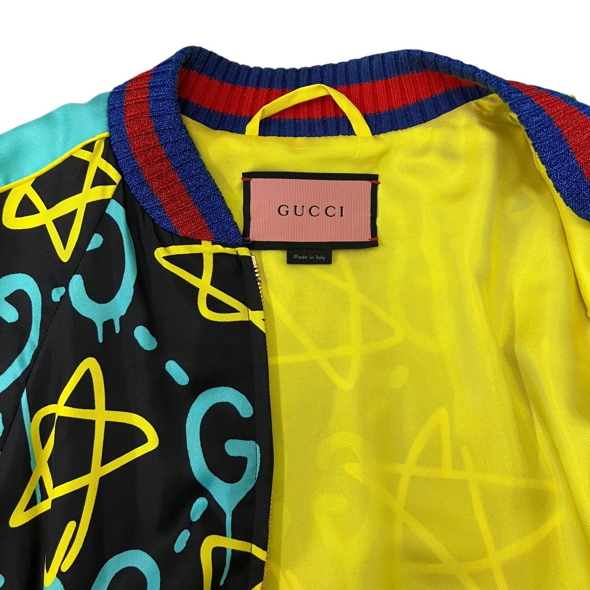 GUCCI GGゴーストスカジャン 古着・中古-6枚目のアイテム画像