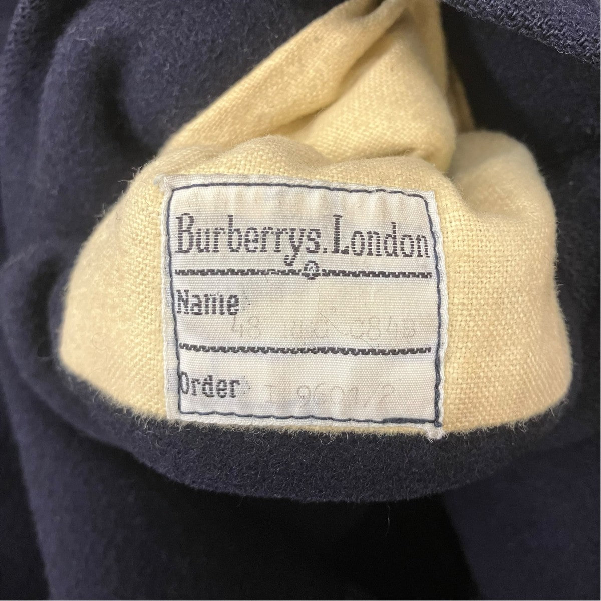 Burberry’s ウールステンカラーコート 古着・中古-7枚目のアイテム画像