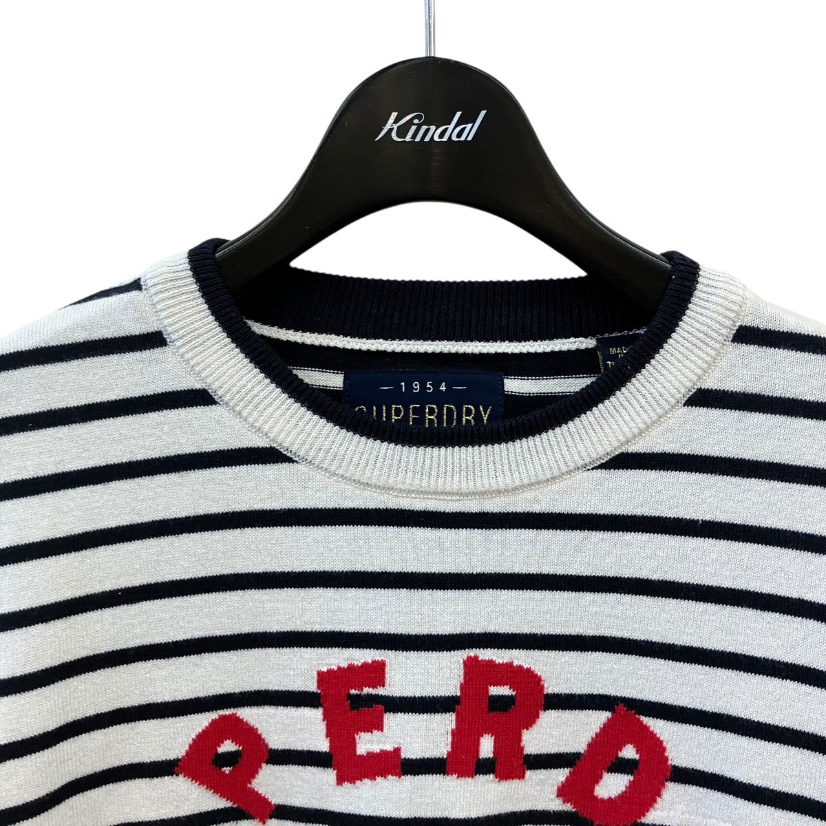 SUPERDRY ストライプニットセーターG61004KO 古着・中古-3枚目のアイテム画像