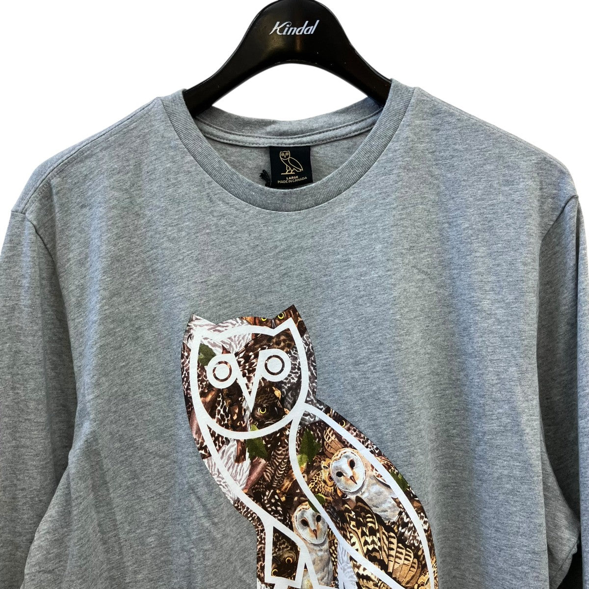 フクロウ長袖Tシャツ