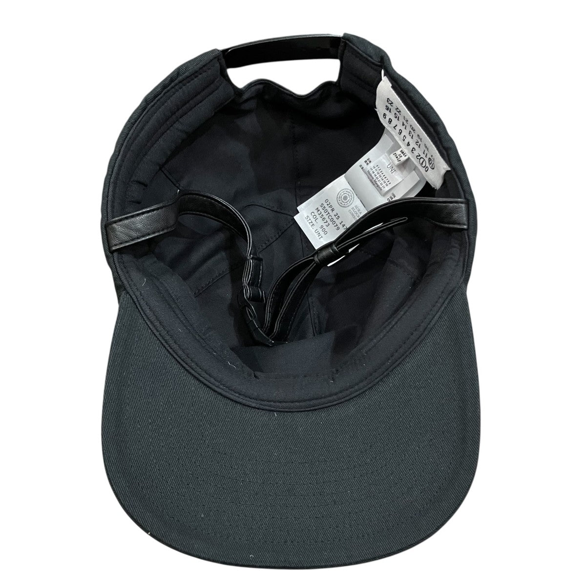 Maison Margiela 1 10 ストラップ付きライディングキャップS50TC0079 古着・中古-4枚目のアイテム画像