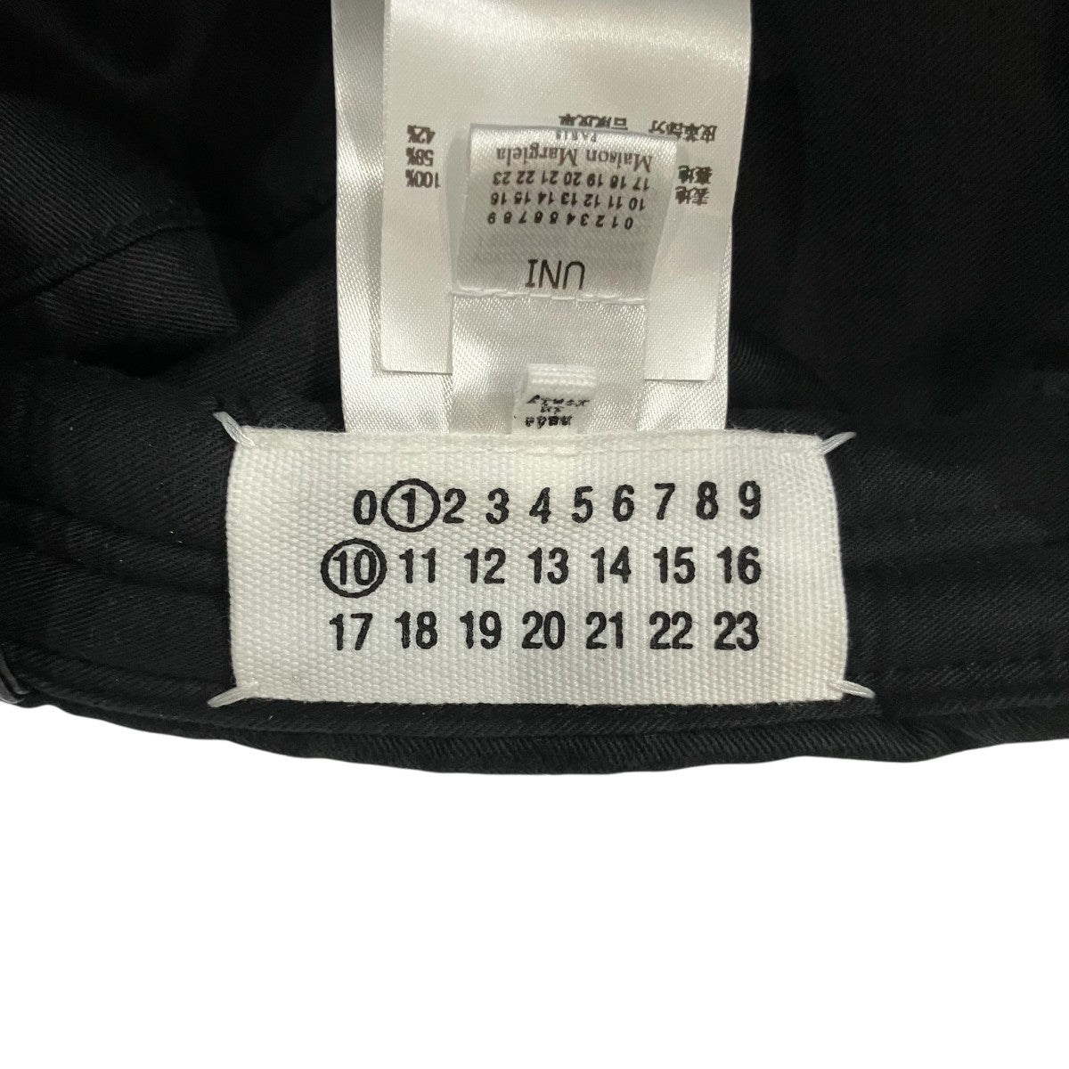 Maison Margiela 1 10 ストラップ付きライディングキャップS50TC0079 古着・中古-5枚目のアイテム画像