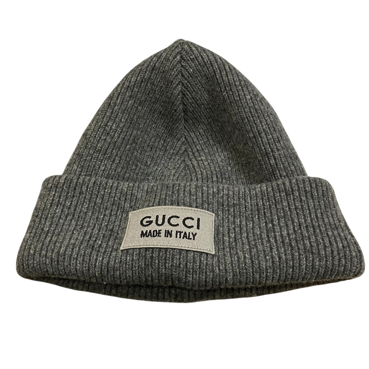 GUCCI(グッチ) ニットキャップ772562 772562 グレー サイズ M｜【公式