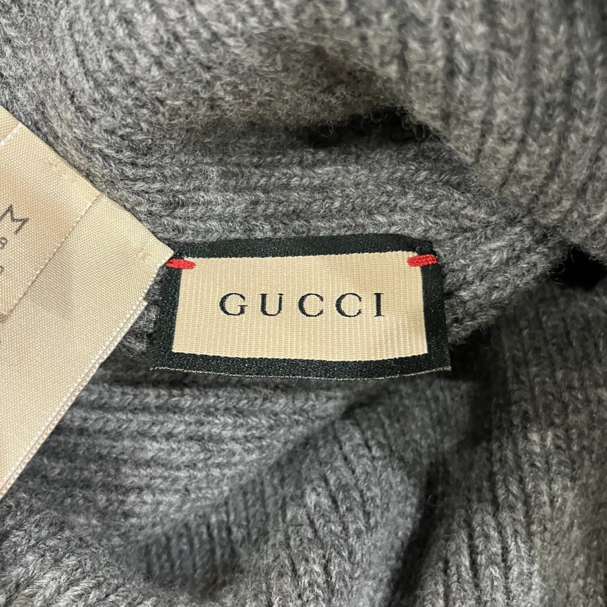 GUCCI(グッチ) ニットキャップ772562 772562 グレー サイズ M｜【公式