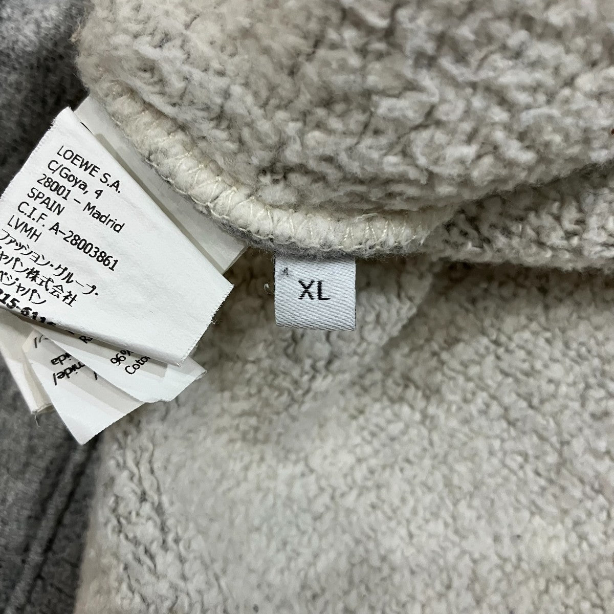 LOEWE ロゴプルオーバーパーカーH526Y25X36 古着・中古-6枚目のアイテム画像