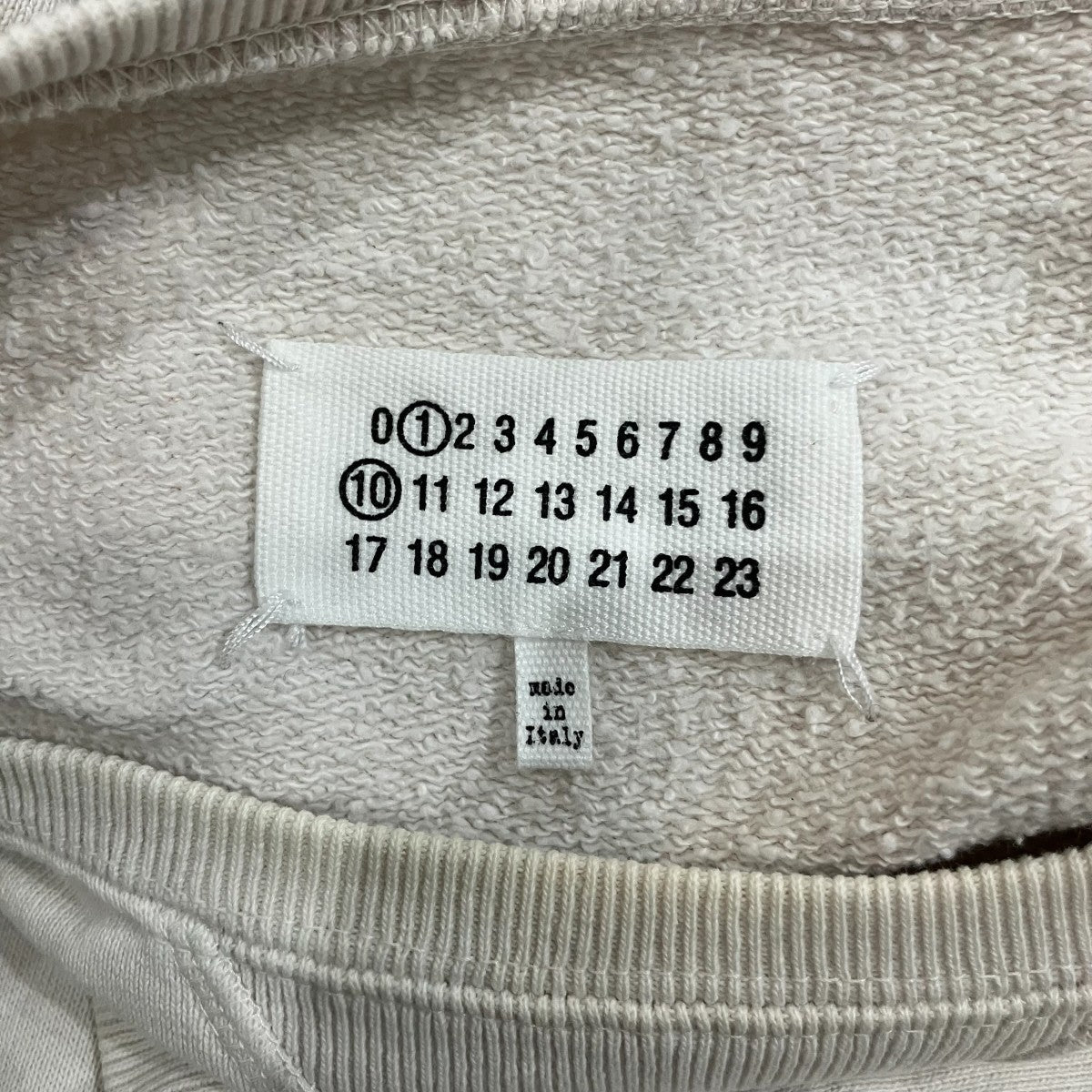 Maison Margiela 1 10 バックプリントオーバーサイズスウェットS50GU0222 古着・中古-5枚目のアイテム画像