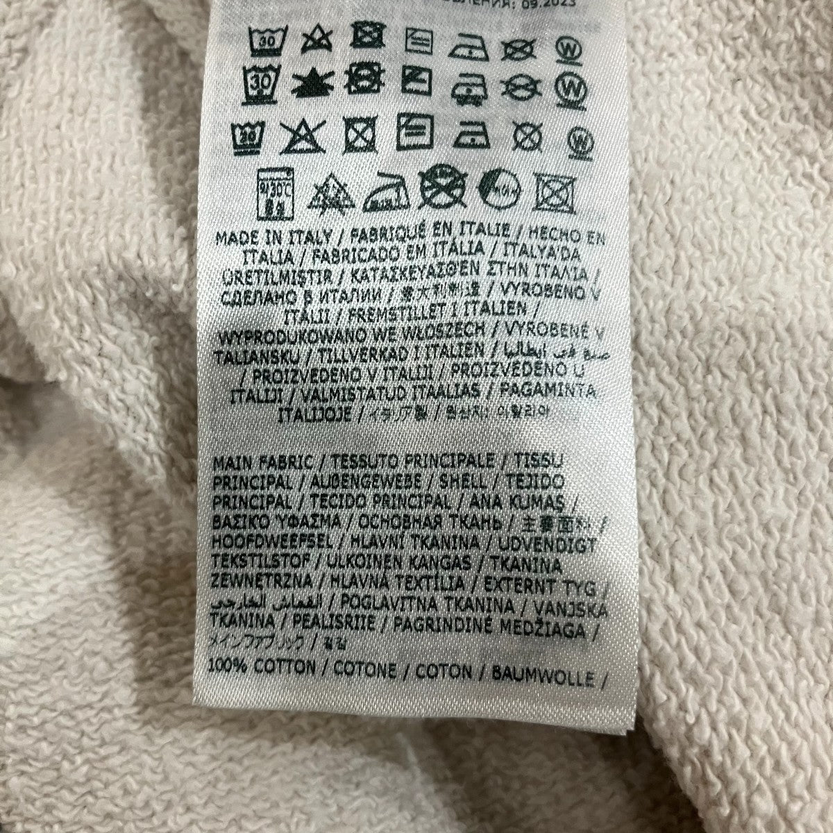 Maison Margiela 1 10 バックプリントオーバーサイズスウェットS50GU0222 古着・中古-7枚目のアイテム画像