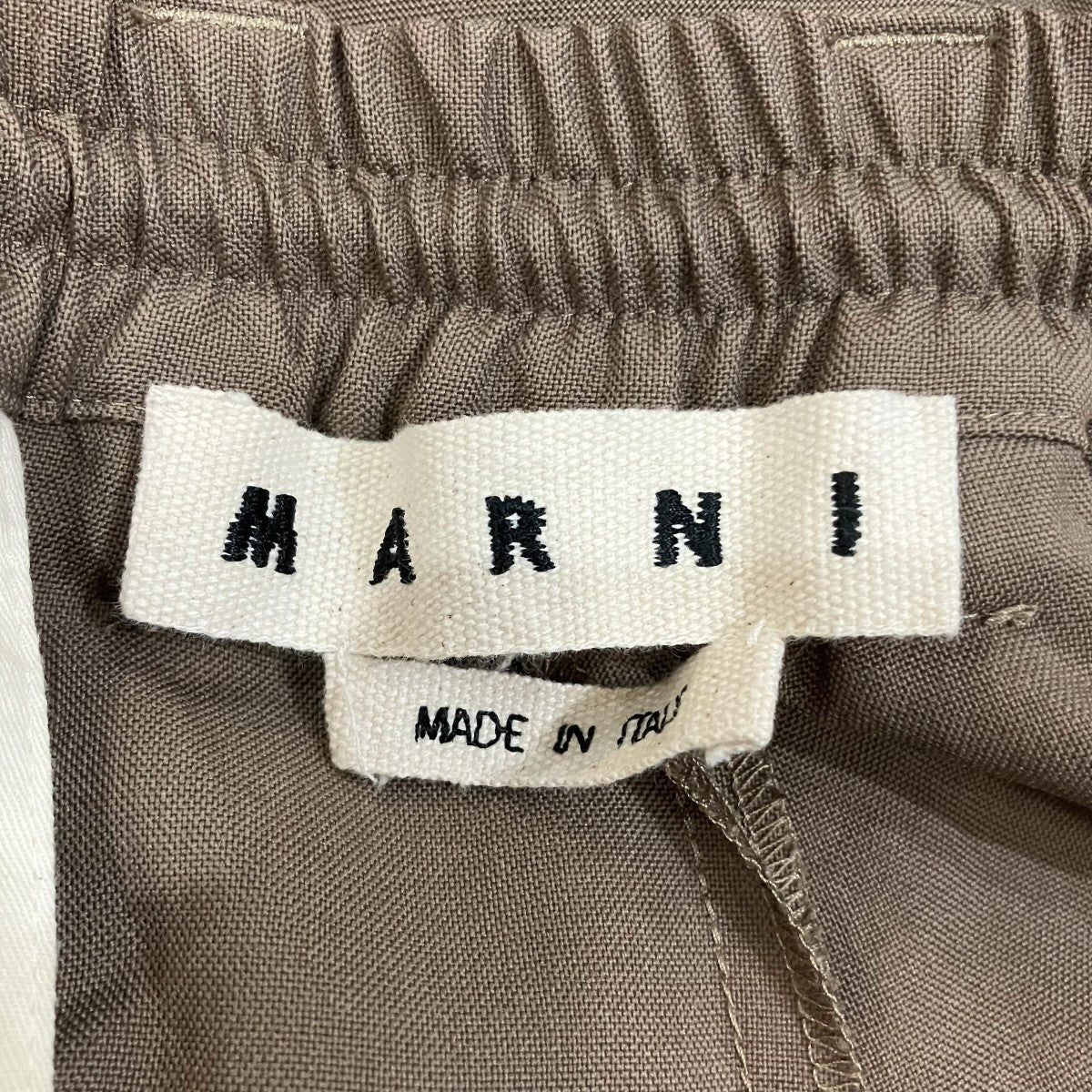 MARNI コットンツイル1PシャーリングテーパードパンツPUMU0017A0 古着・中古-5枚目のアイテム画像