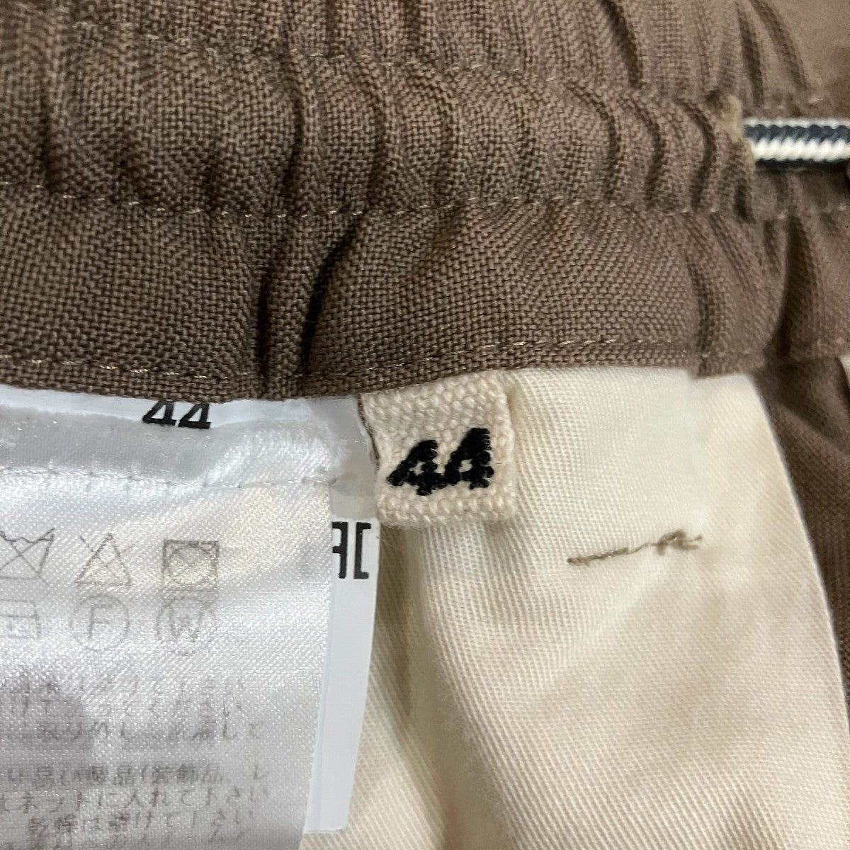 MARNI コットンツイル1PシャーリングテーパードパンツPUMU0017A0 古着・中古-6枚目のアイテム画像
