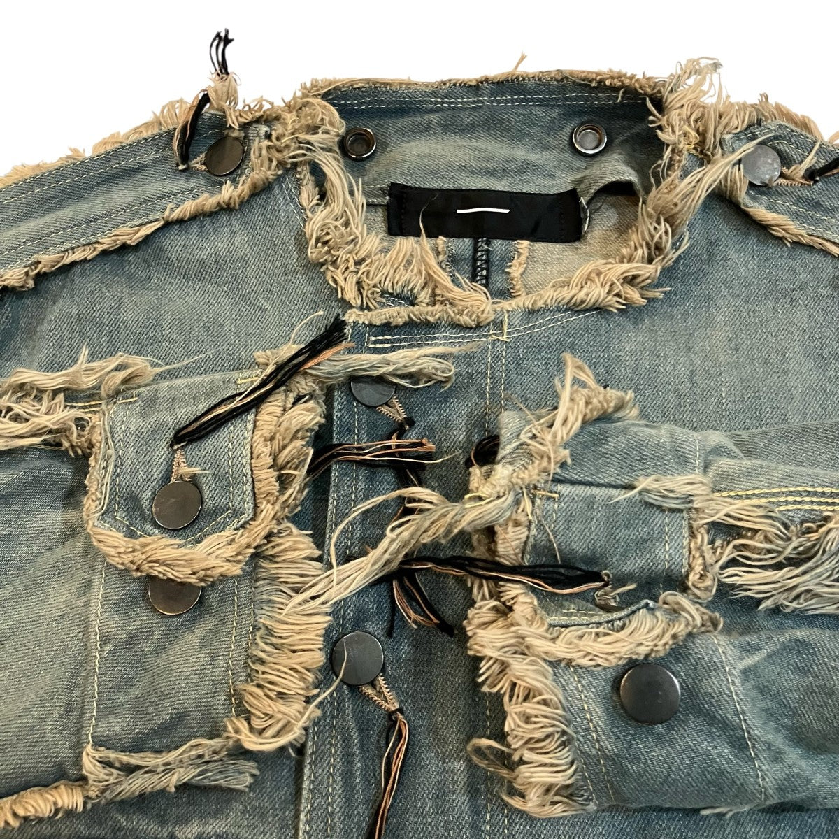 Slash Seam Chore Jacket From Coal Mine DUSTデザインデニムジャケット