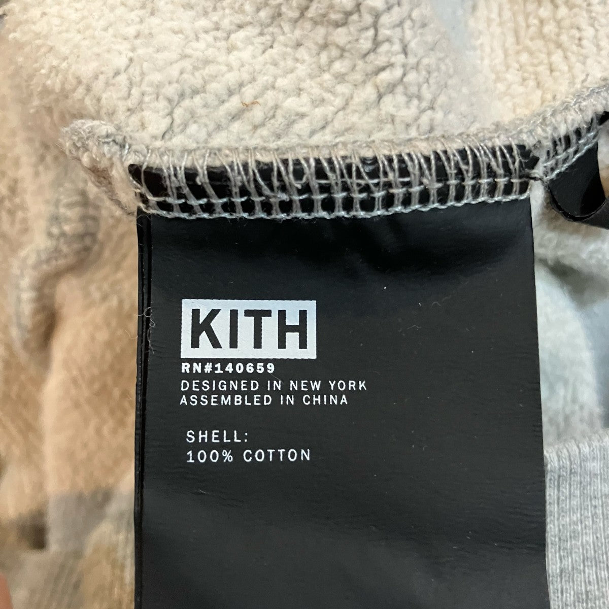 KITH WILLIAMS II HOODIE 袖ロゴ刺繍プルオーバーパーカー 古着・中古-7枚目のアイテム画像