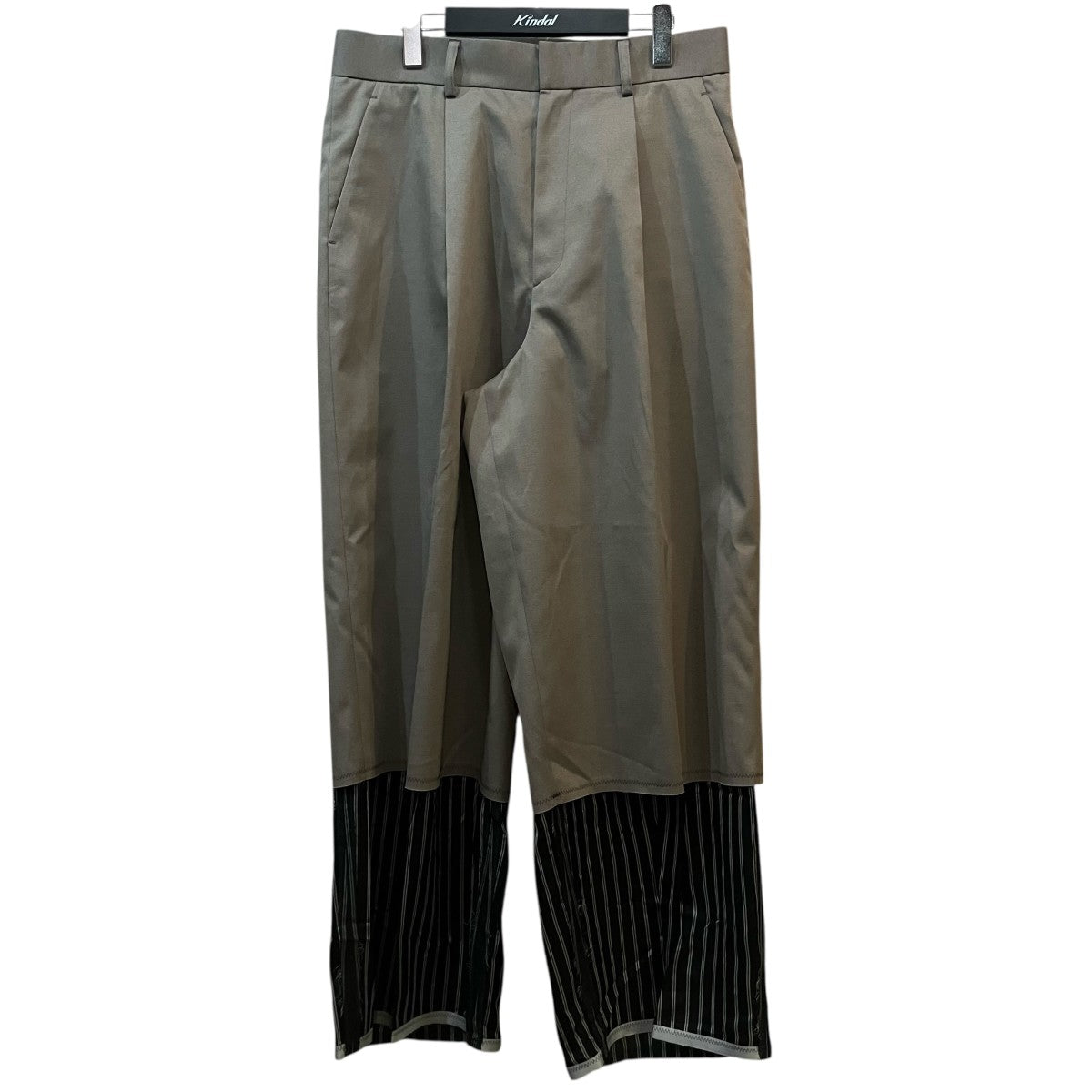 KOLOR 26SSインサイドアウトワイドスラックス26SCM P03102 古着・中古-1枚目のアイテム画像