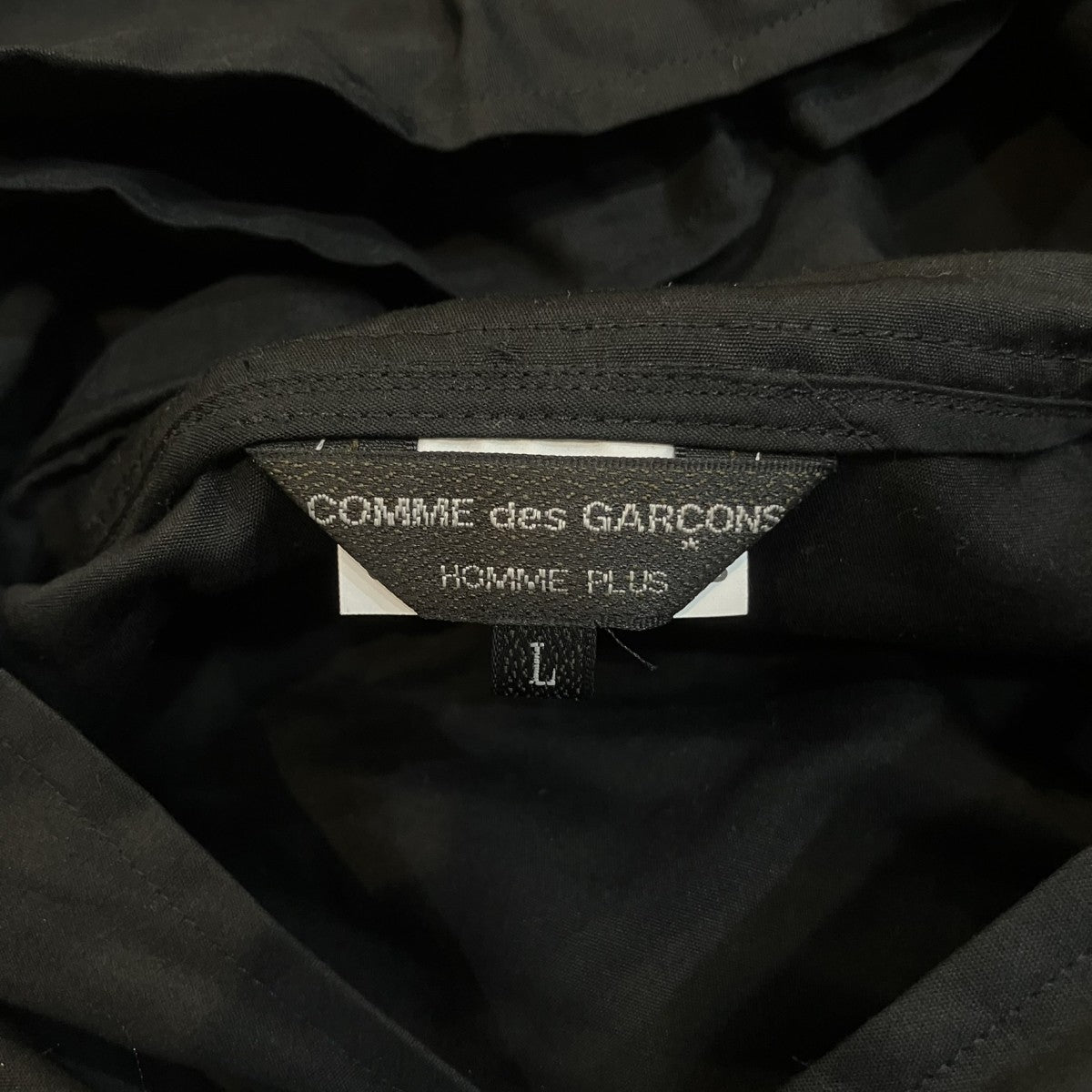 COMME des GARCONS HOMME PLUS 26SSコットンダブルレイヤードプルオーバーパーカーPQ B019 古着・中古-5枚目のアイテム画像