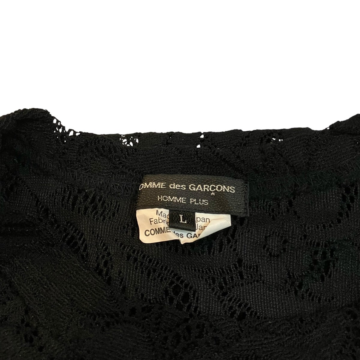 コムデギャルソンオムプリュス レースカットソー COMME des GARCONS HOMME PLUS(コムデギャルソンオムプリュス) 25SS