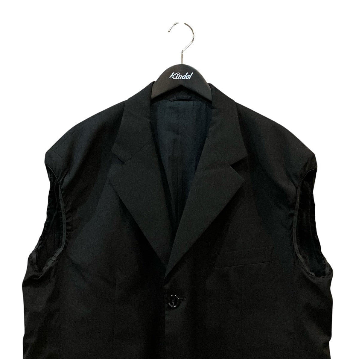 RAF SIMONS ノースリーブテーラードジャケット231 516 古着・中古-3枚目のアイテム画像