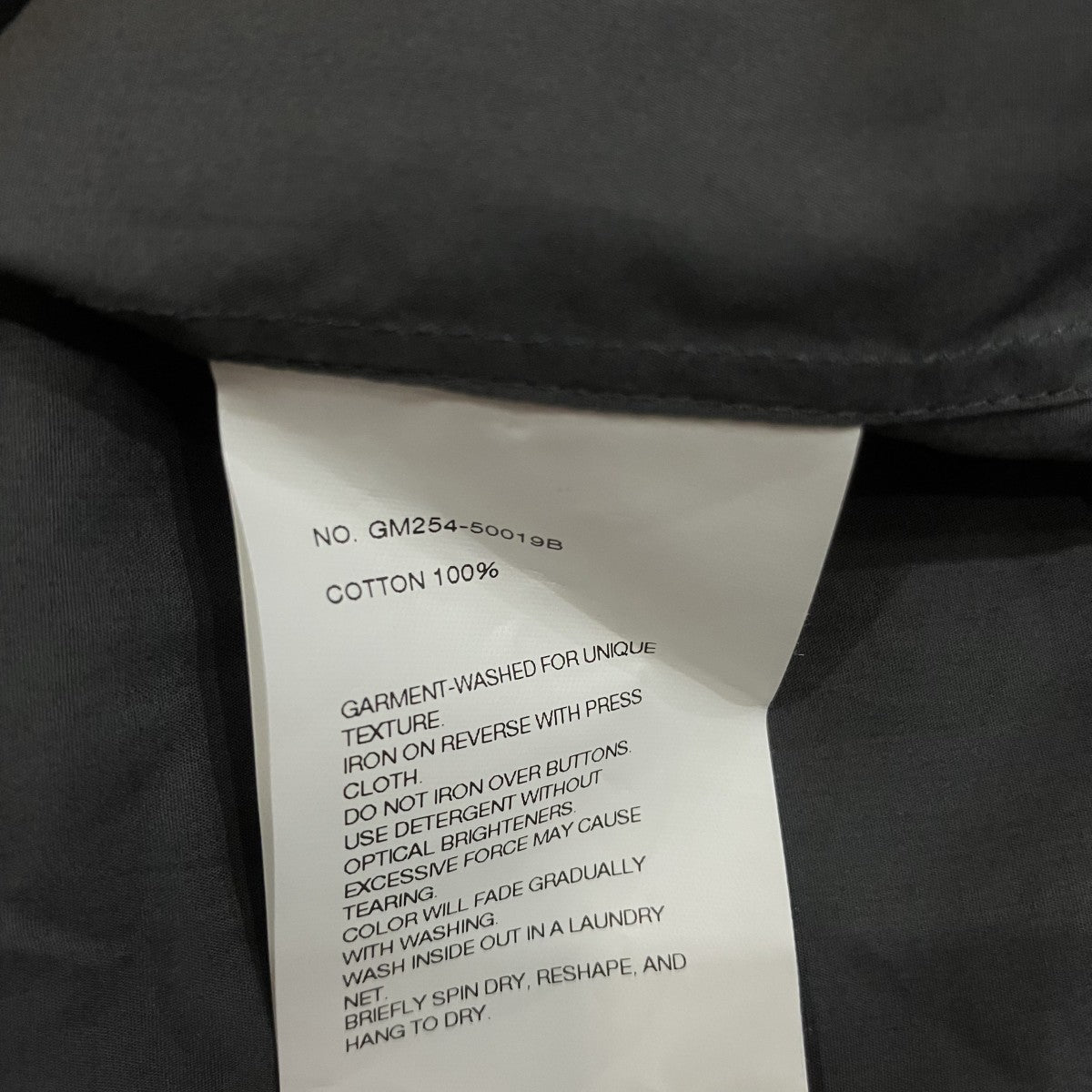 Graphpaper バンドカラーシャツGM542-50019B 古着・中古-6枚目のアイテム画像