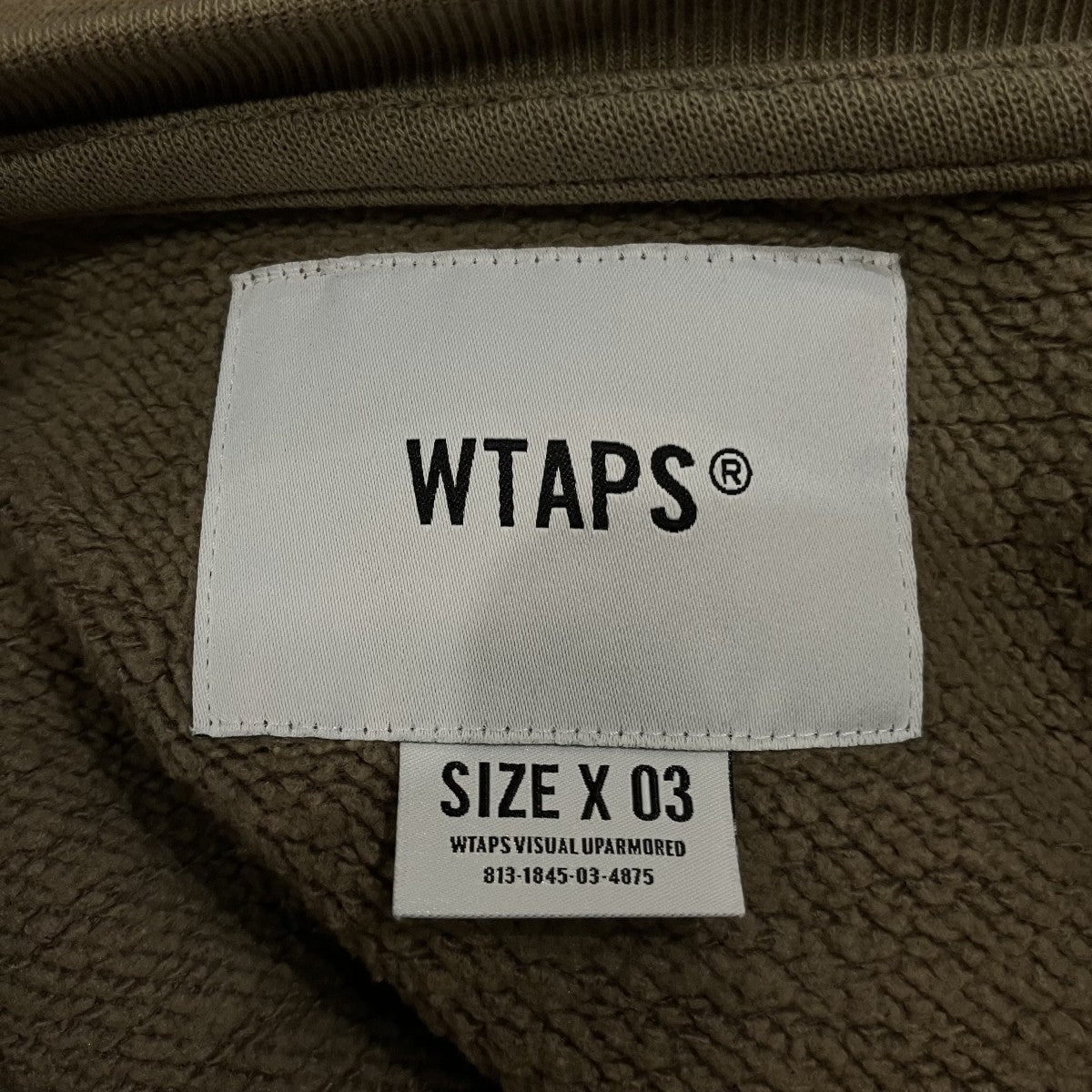 WTAPS 「HOME BASE CREW NECK COPO」クルーネックスウェット211ATDT-CSM08 古着・中古-5枚目のアイテム画像