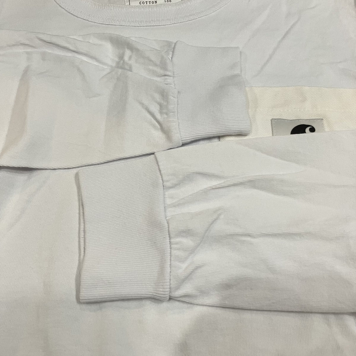sacai×CarHartt ロングスリーブTシャツ24-0726S 古着・中古-4枚目のアイテム画像