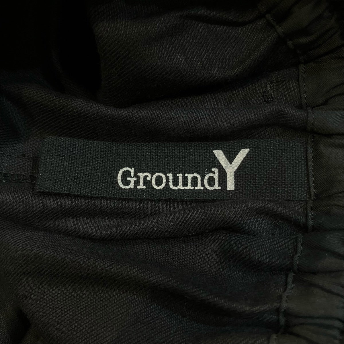 GROUND Y(グラウンドワイ) サルエル裾リブパンツGJ P17 003 GJ P17 003