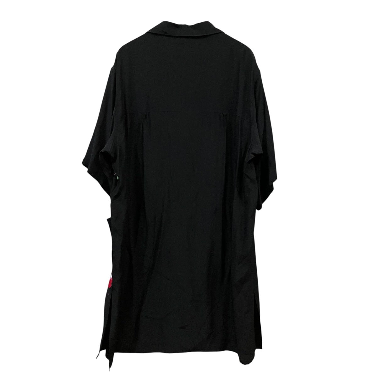Yohji Yamamoto pour homme オープンカラーシルクロングシャツHG B27 404 古着・中古-2枚目のアイテム画像