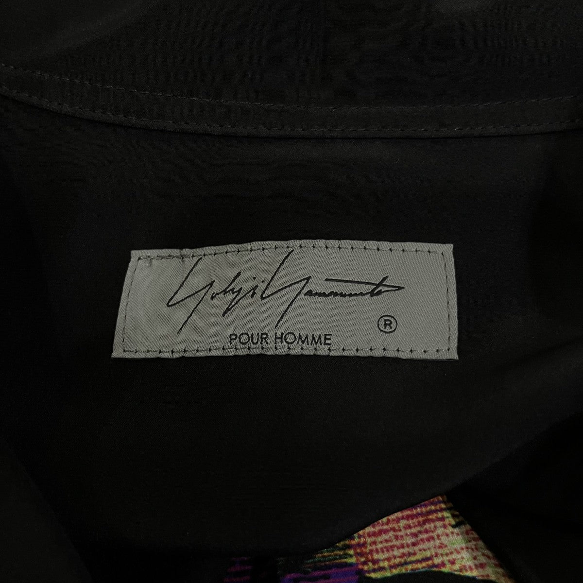Yohji Yamamoto pour homme オープンカラーシルクロングシャツHG B27 404 古着・中古-5枚目のアイテム画像