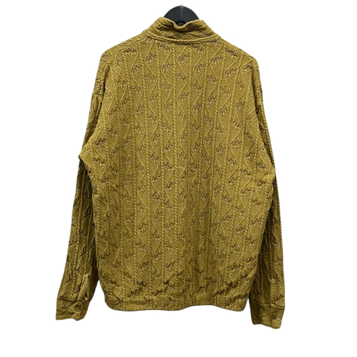 OWNESS クリスピー リーフ ニット シャツ 古着・中古-2枚目のアイテム画像