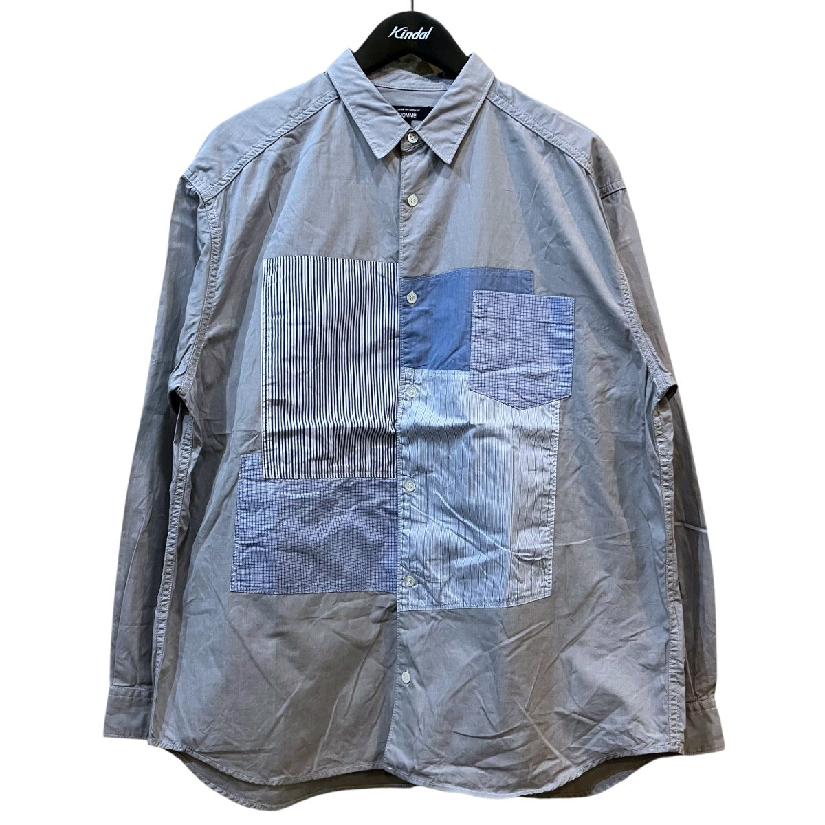 COMME des GARCONS HOMME 26SSストライプMIX シャツHQ B006 古着・中古-1枚目のアイテム画像