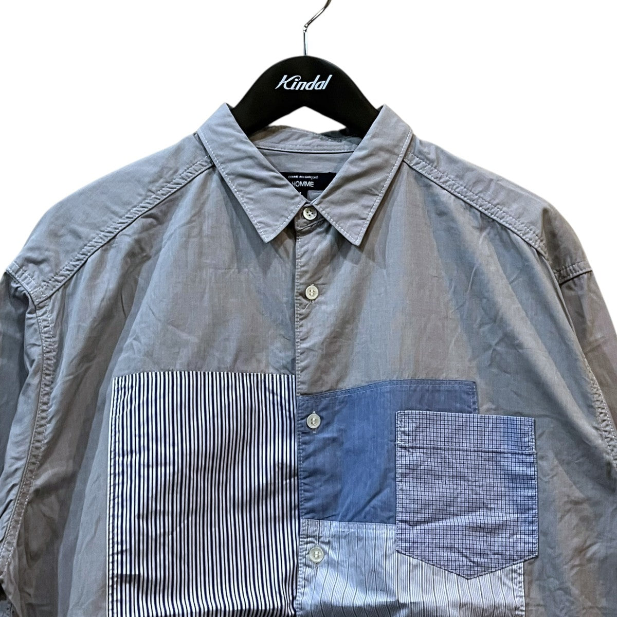 COMME des GARCONS HOMME 26SSストライプMIX シャツHQ B006 古着・中古-3枚目のアイテム画像