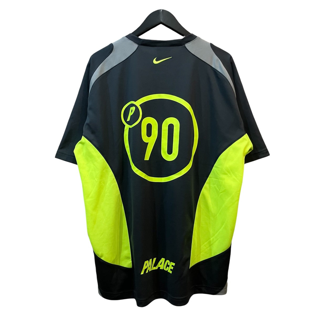 PALACE×NIKE 「TOTAL P90 JERSEY」ジャージTシャツ グレー×イエロー