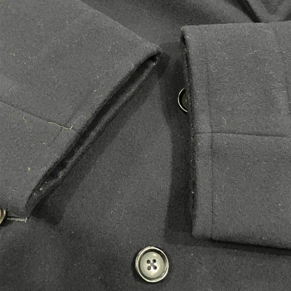 A．PRESSE Pea Coat メルトンピーコート 古着・中古-4枚目のアイテム画像