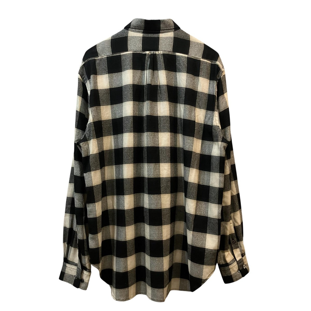 「FRILL OMBRE PLAID BLOUSE」フリルチェックシャツ23SSSH16