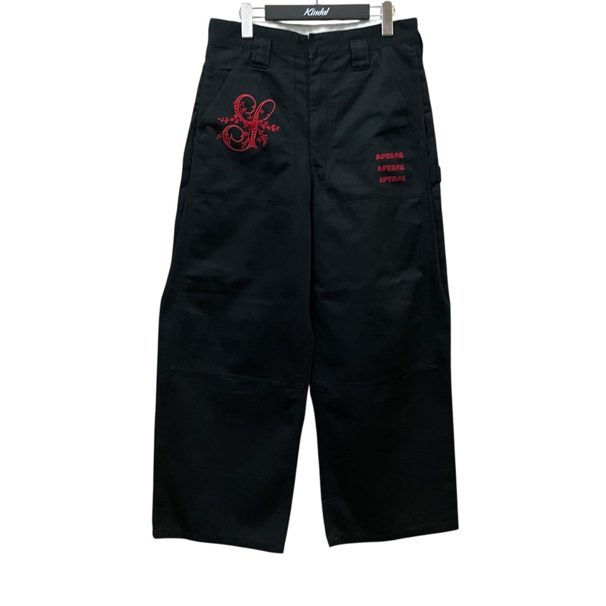 SHINYA KOZUKA×Dickies SIDE TUCK DOUBLE KNEE WITH DICKIES 刺繍ダブルニーワークパンツ 古着・中古-1枚目のアイテム画像