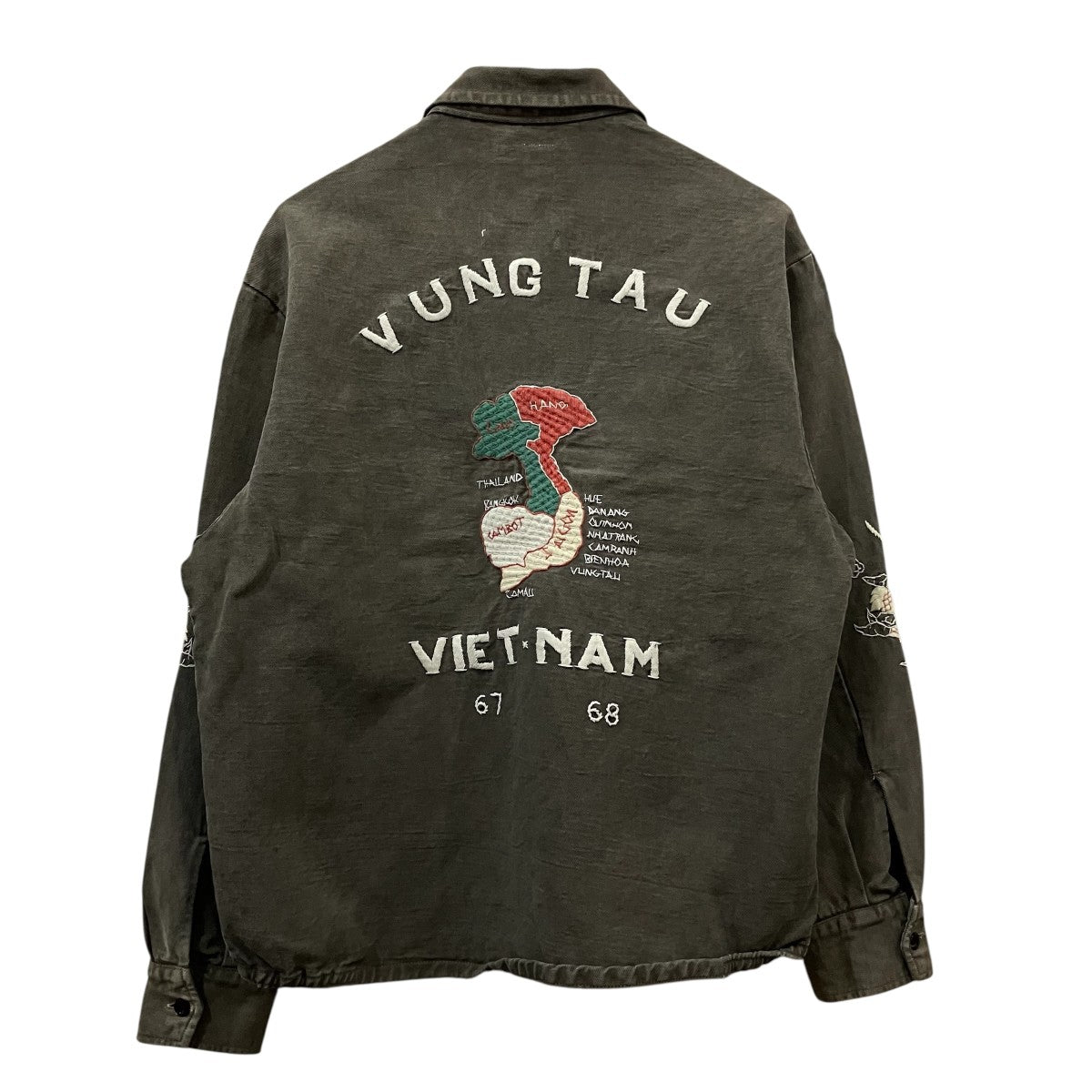BOWWOW 「VIETNAM JACKET AGED」ヴィンテージ加工ベトジャン 古着・中古-2枚目のアイテム画像