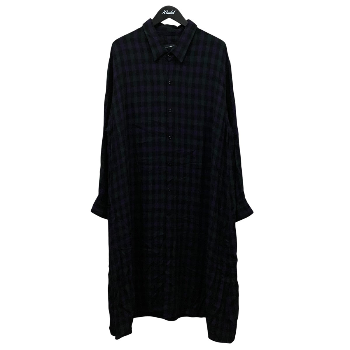 ロングチェックシャツ2220-114