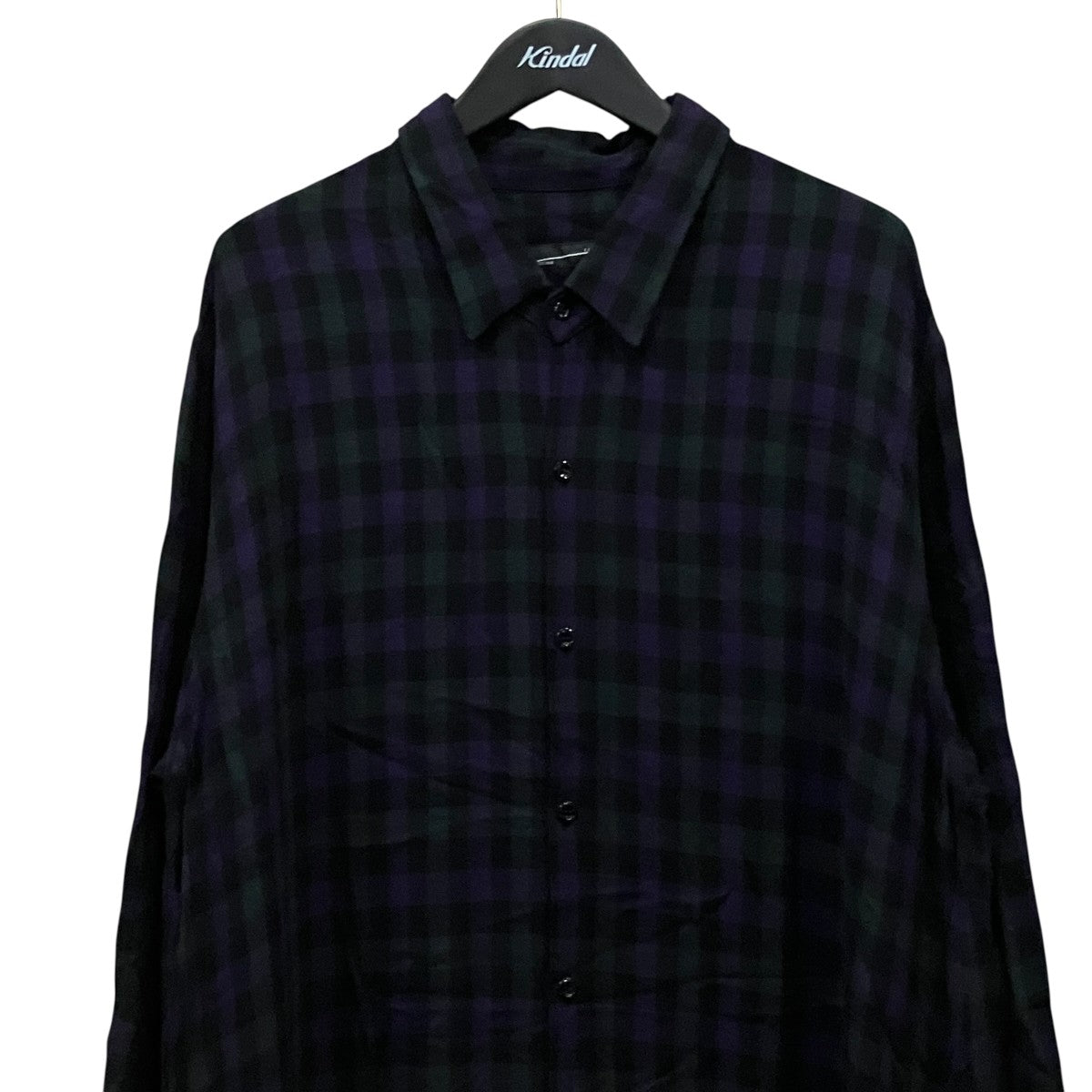 ロングチェックシャツ2220-114