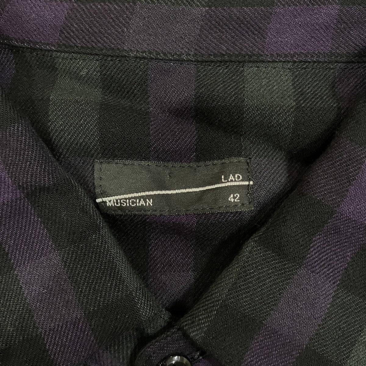 ロングチェックシャツ2220-114